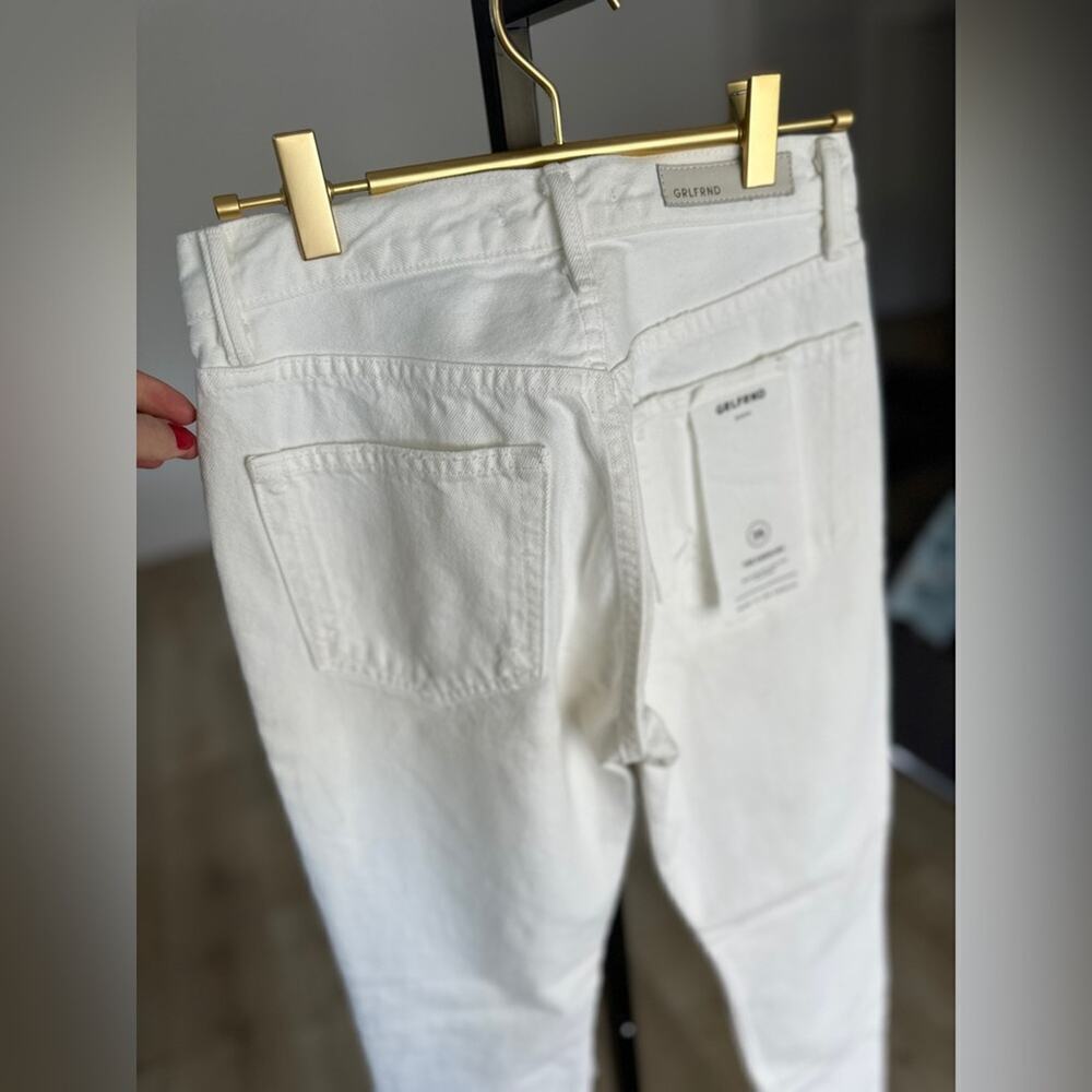 Grlfrnd white karolina jeans size 25. NWT - Picture 6 of 6